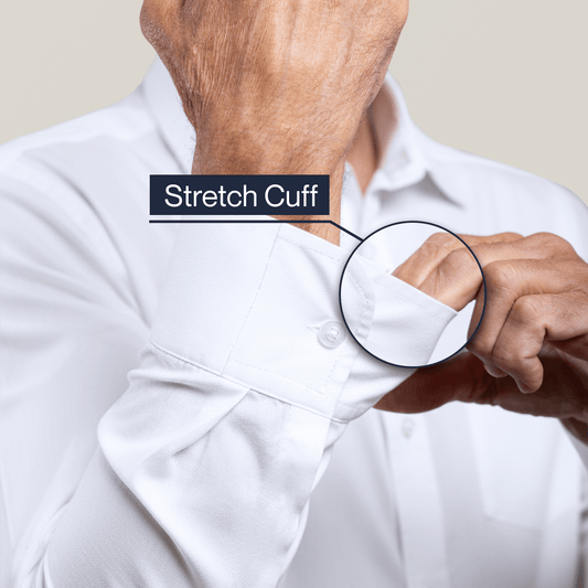 Joe & Bella White / S Magnetic Button-Down for Men | Relaxed-Fit#White