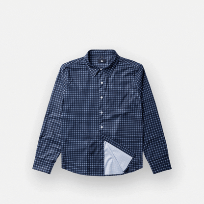 Joe & Bella Everyday Magnetic Button-Down for Men | Tailored-Fit #Navy 