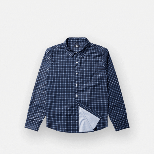 Joe & Bella Everyday Magnetic Button-Down for Men | Tailored-Fit #Navy 