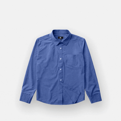 Joe & Bella Magnetic Button-Down for Men | Relaxed-Fit #Heathered Blue