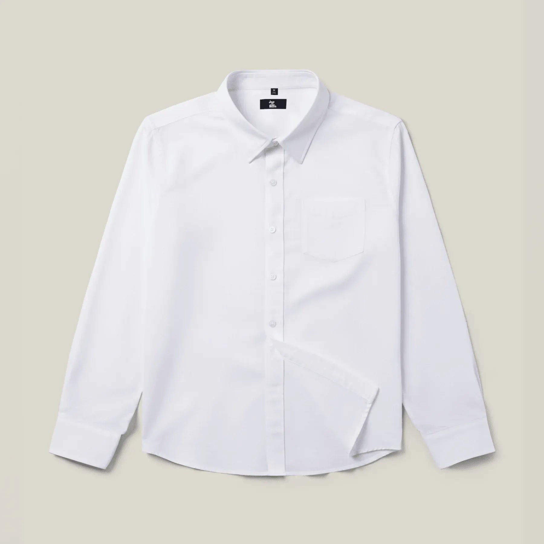 ["Joe & Bella Magnetic Button-Down for Men | Relaxed-Fit ", "White"]