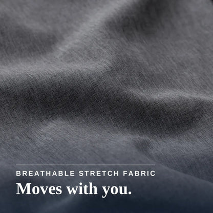 Joe & Bella Everyday Magnetic Button-Down for Men | Relaxed-Fit #Heathered Grey