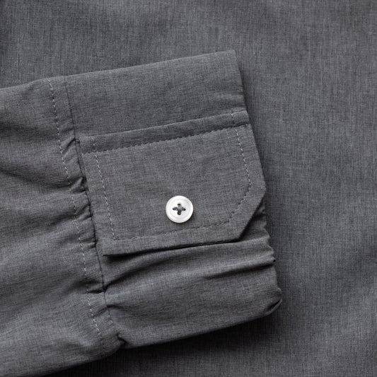 Joe & Bella Magnetic Button-Down for Men | Relaxed-Fit#Heathered Grey