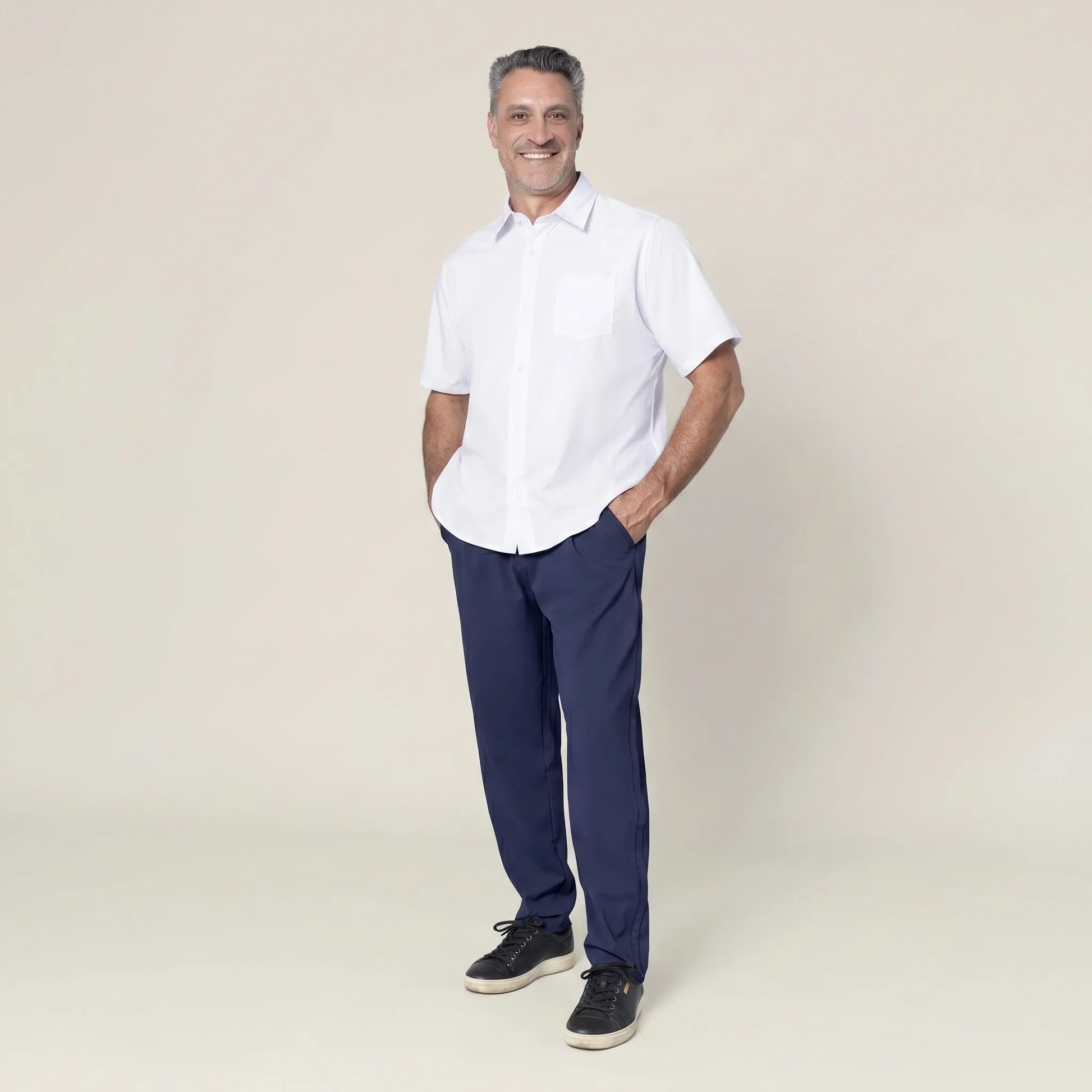 ["Joe & Bella Everyday Side-Zip Pants for Men ", "Navy"]