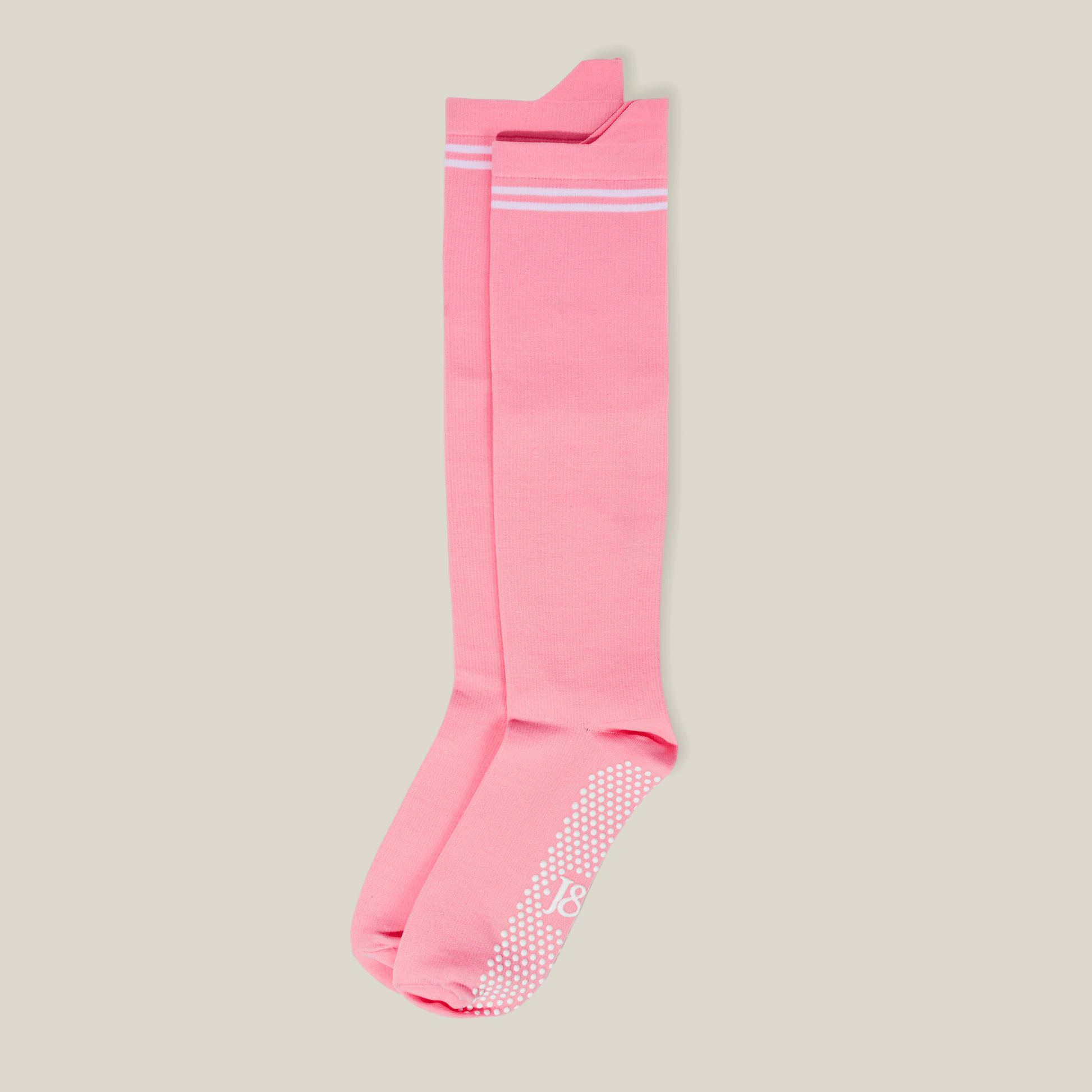 ["Joe & Bella Big-Grip No-Slip Compression Socks: 3-Pack", "Pink"]