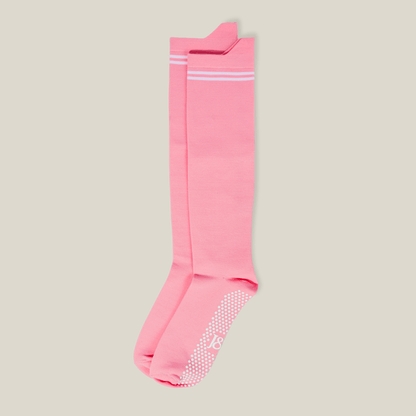 Joe & Bella Big-Grip No-Slip Compression Socks: 3-Pack#Pink