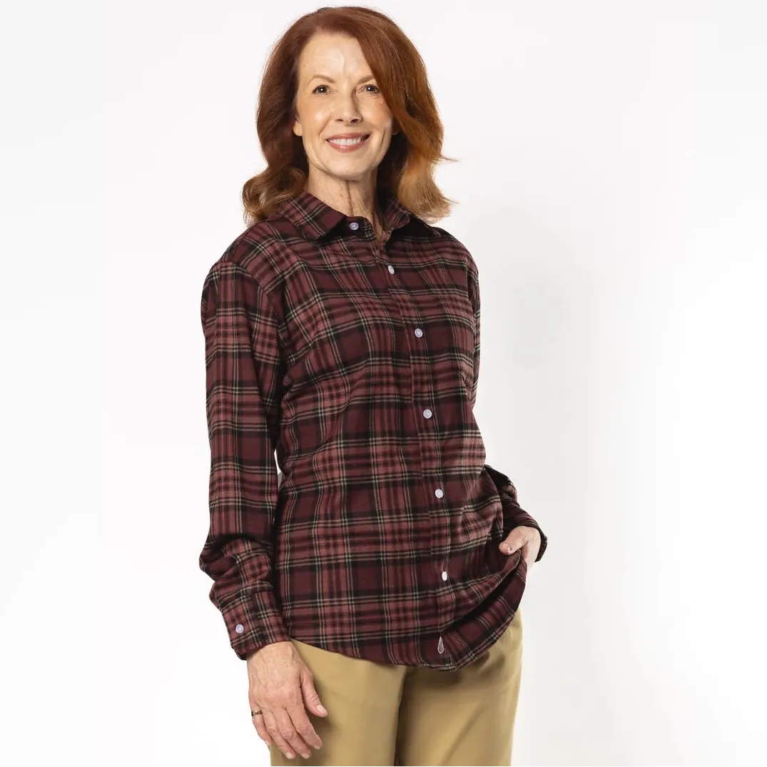 Joe & Bella Red Plaid / S Everyday Magnetic Flannel for Men #Red Plaid