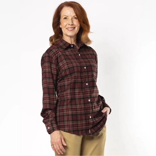 Joe & Bella Red Plaid / S Everyday Magnetic Flannel for Men #Red Plaid
