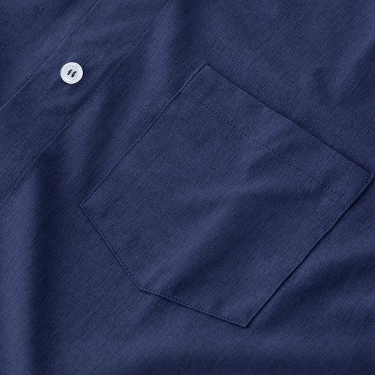 Joe & Bella Short-Sleeve Everyday Magnetic-Button Shirt for Men #Dark Navy