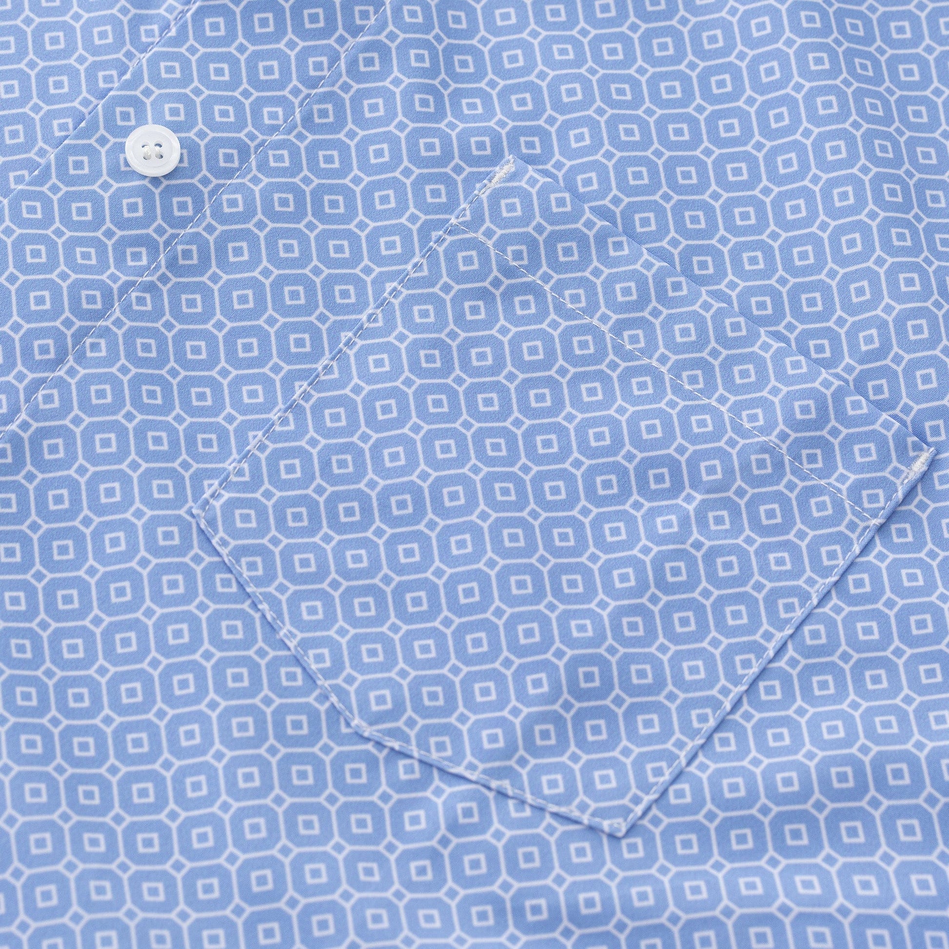 ["Joe & Bella Short-Sleeve Everyday Magnetic-Button Shirt for Men ", "Blue Tile"]
