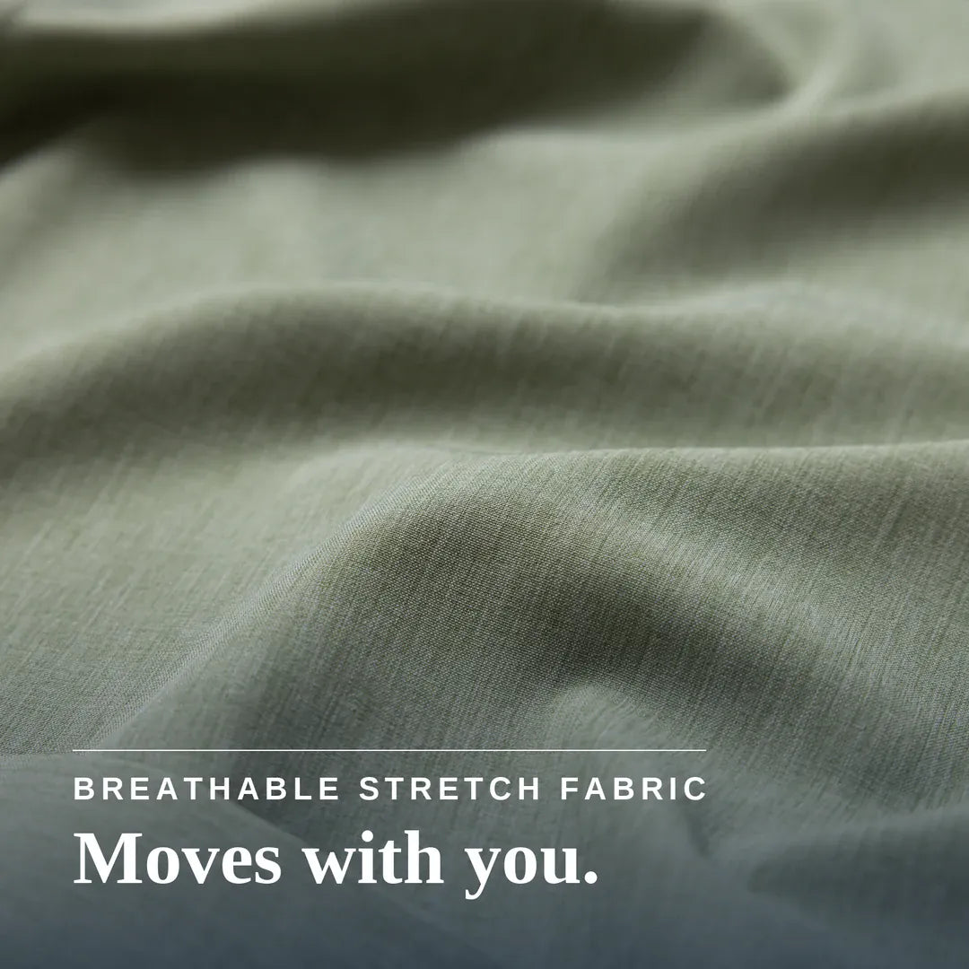 ["Close-up of green fabric texture ", "Sage Green"]