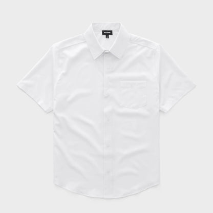 Joe & Bella White / S Short-Sleeve Everyday Magnetic-Button Shirt for Men #White