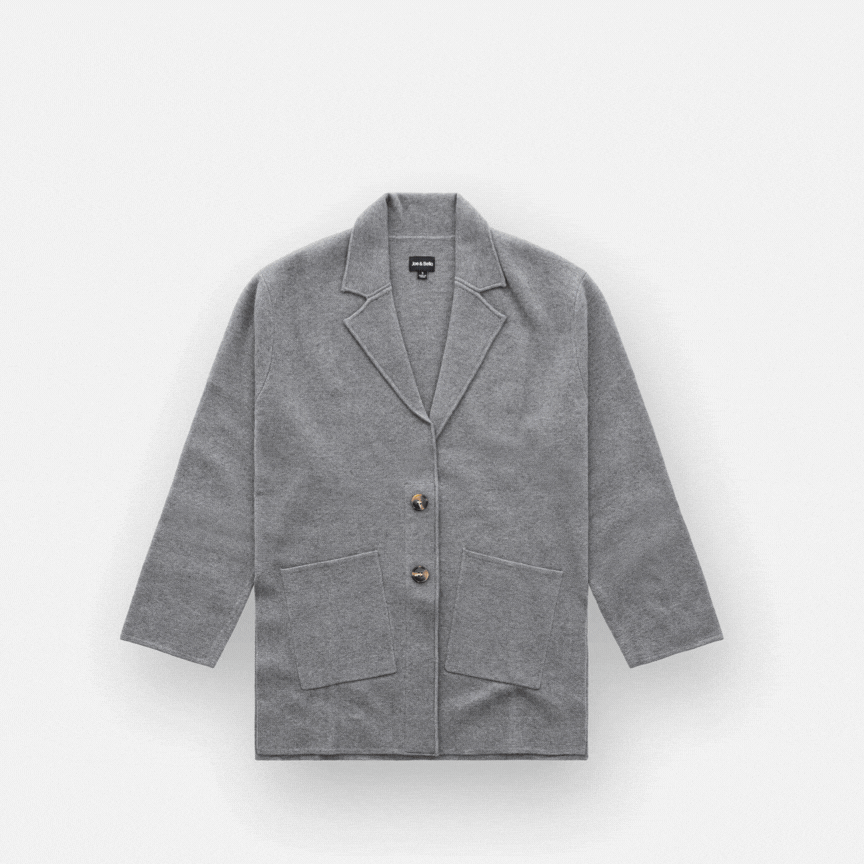 Joe & Bella Signature Magnetic Cardigan for Women #Heathered Grey