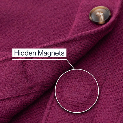 Joe & Bella Signature Magnetic Cardigan for Women #Berry