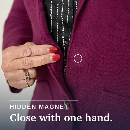 Joe & Bella Berry / XS Signature Magnetic Cardigan for Women #Berry