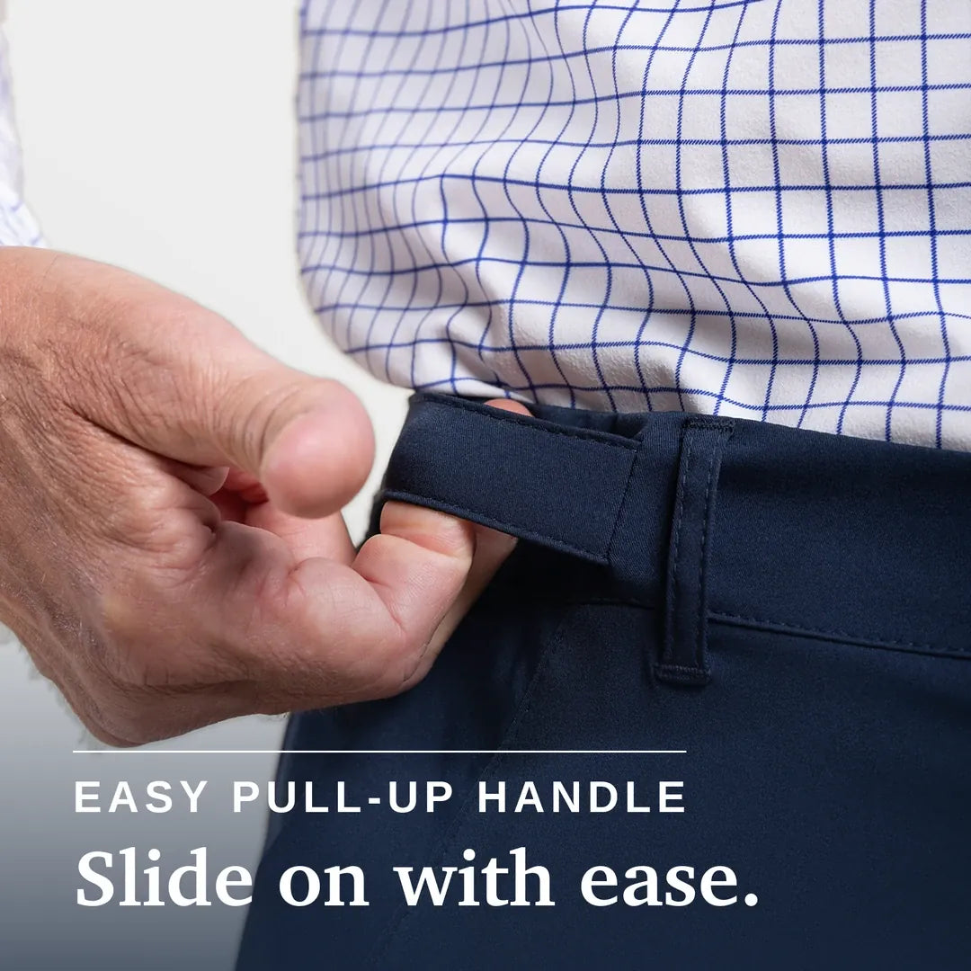 ["Joe & Bella Signature Side-Zip Chinos for Men ", "Navy"]