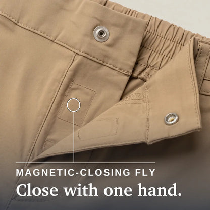 Joe & Bella Signature Side-Zip Chinos for Men #Khaki