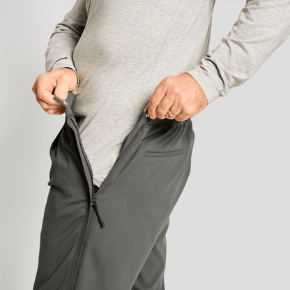 Joe & Bella Everyday Side-Zip Pants #Slate Grey