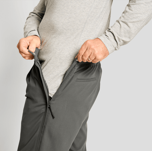 Joe & Bella Everyday Side-Zip Pants #Slate Grey