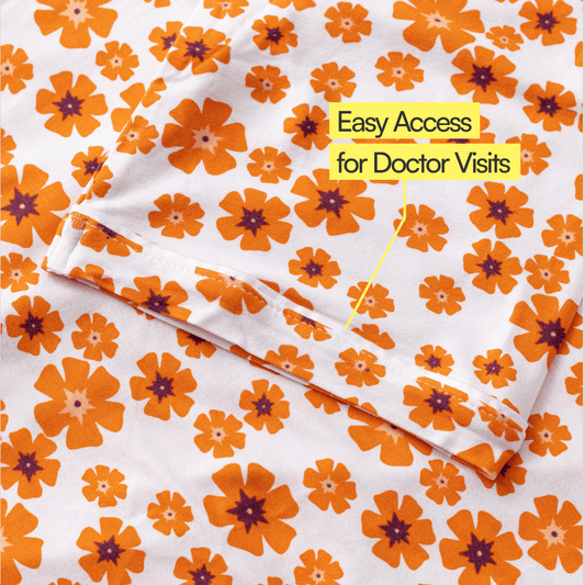 Joe & Bella The Everynight Gown#Orange Floral