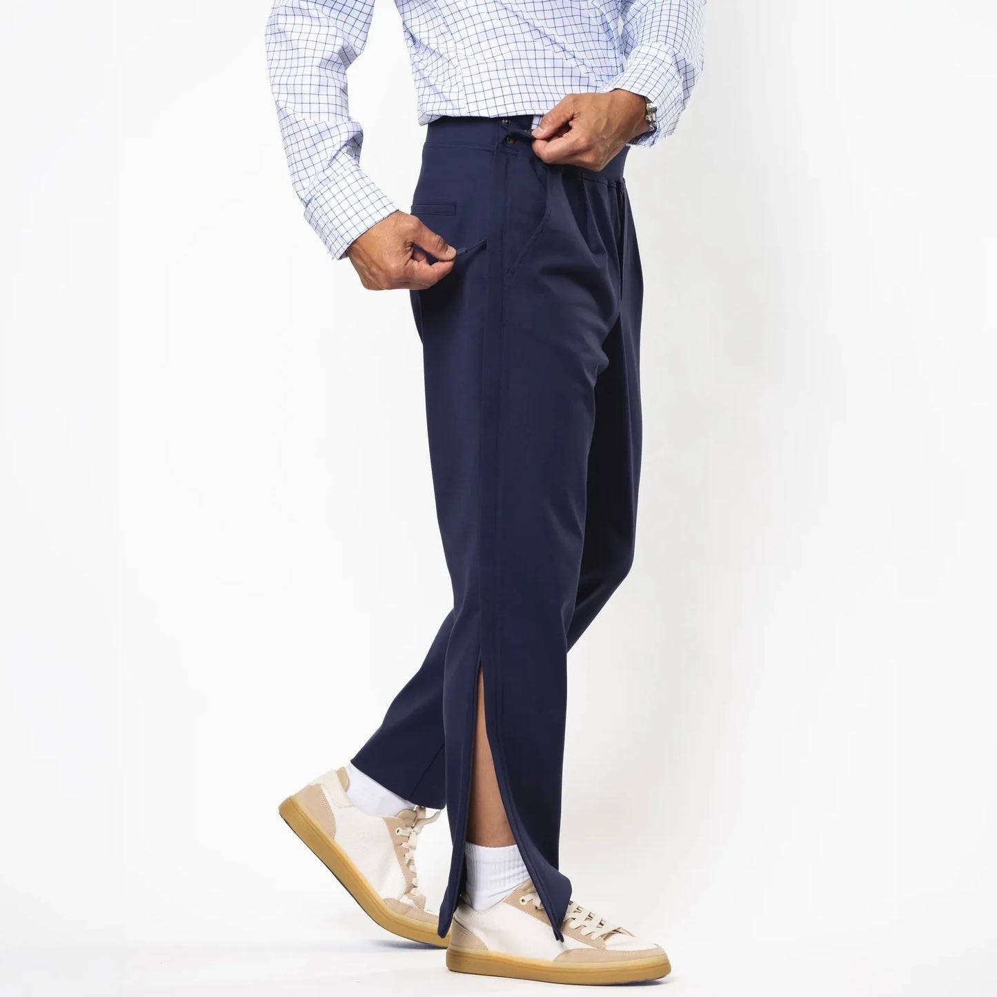 Joe & Bella Everyday Side-Zip Pants for Men #Navy