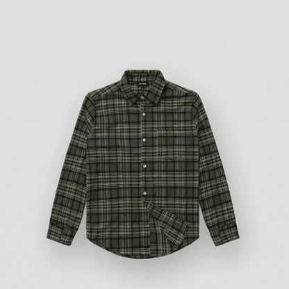 Joe & Bella Everyday Magnetic Flannel for Men #Green Plaid