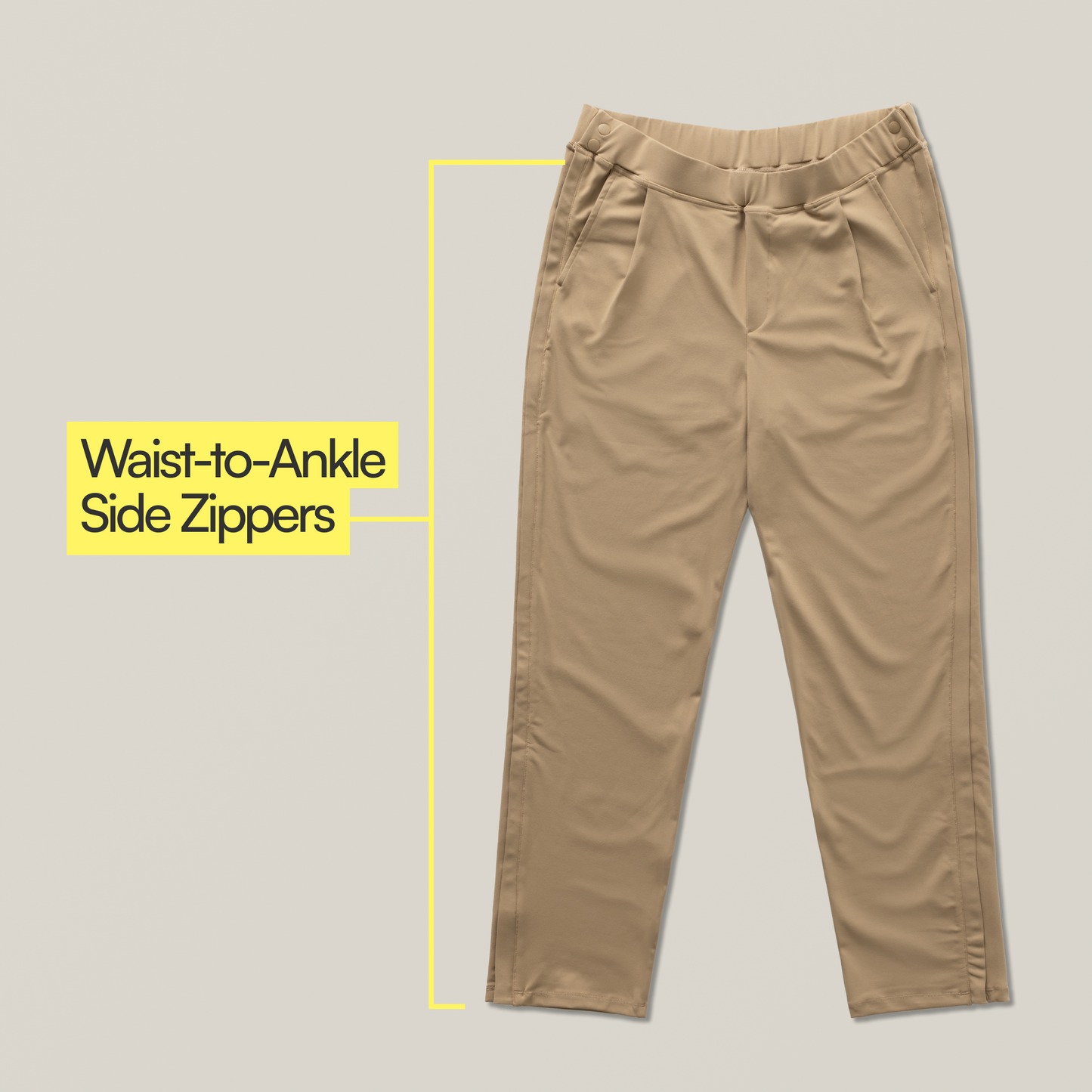 Everyday Side-Zip Pants for Men