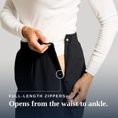 Joe & Bella Black / Everyday Side-Zip Pant for Women #Black